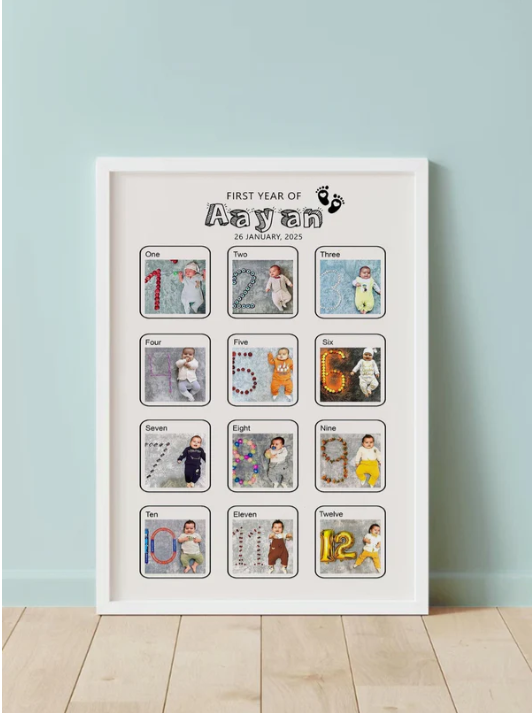 My First Year Baby Frame